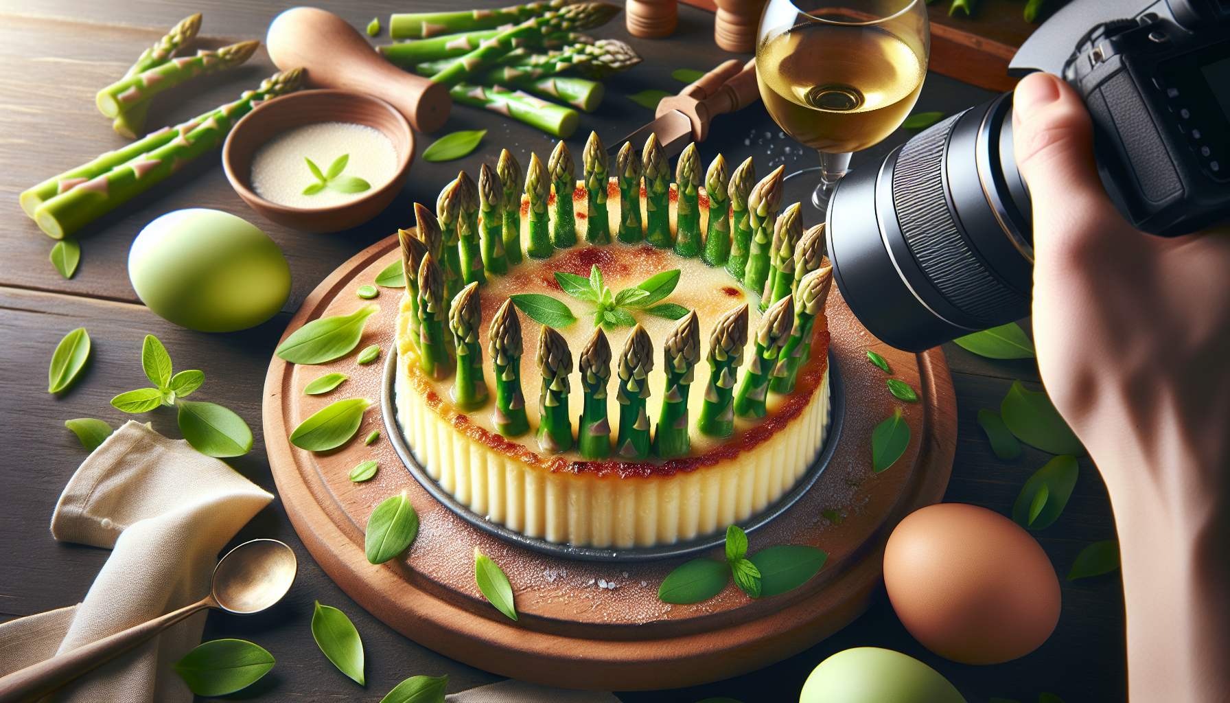 flan di asparagi